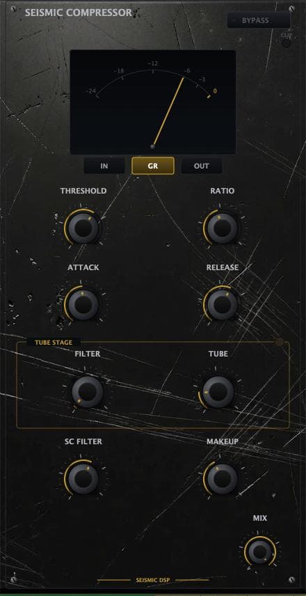 Seismic Compressor plugin interface